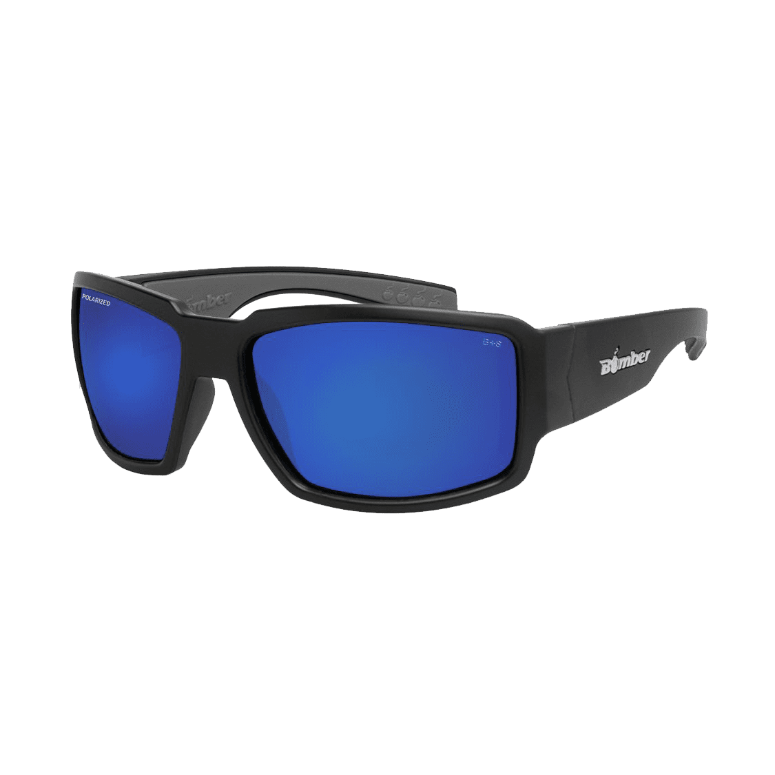 Boogie Bomb - Gafas de Sol Polarizadas Espejo ANSI Z87+ 1 BG111BM Boogie Bomb Gafas de Sol Polarizadas Espejo azul lente Seguridad calificado ANSI Z87+ que flotan