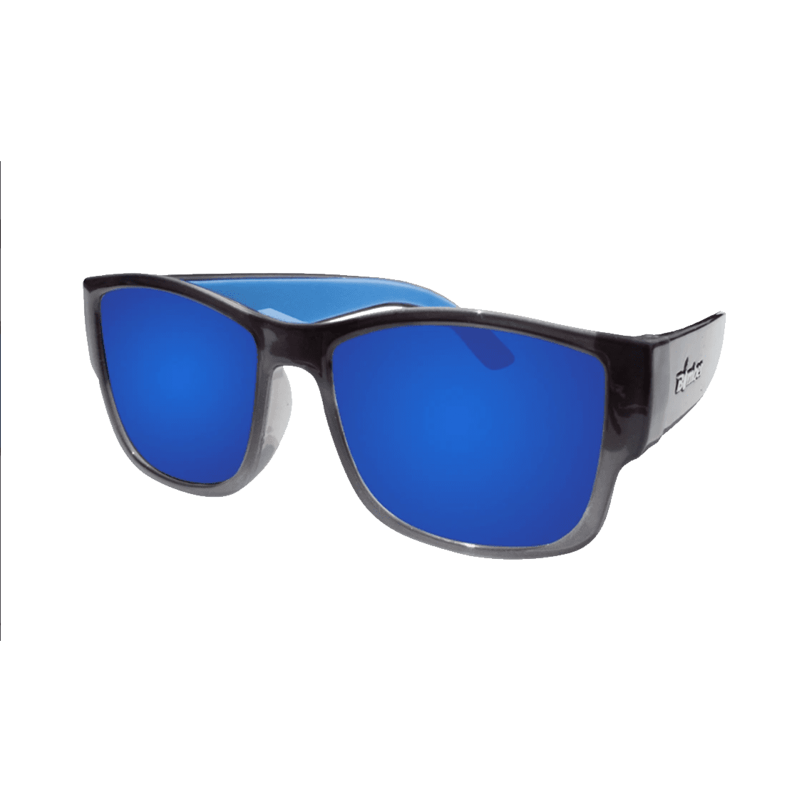 Gomer Bomb - Gafas de Sol Polarizadas Cristal Ahumado UV400 1 GM114BMBF Gomer Bomb Gafas de Sol Polarizadas cristal que flotan con lente espejo azul y espuma azul