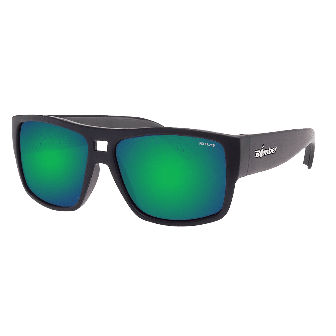 Irie Bomb - Mate Black Polarizadas Espejo Verde UV400 1 IRE111GM Irie Bomb Gafas de Sol Polarizadas Espejo verde lente UV400 que flotan
