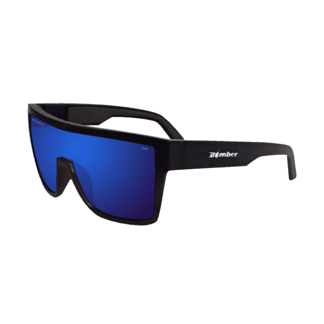 Buzz Bomb - Gafas de Sol Polarizadas Espejo ANSI Z87+ 1 BZ111BM Gafas de Sol Polarizadas espejo y Flotantes Buzz Bomb espejo azul