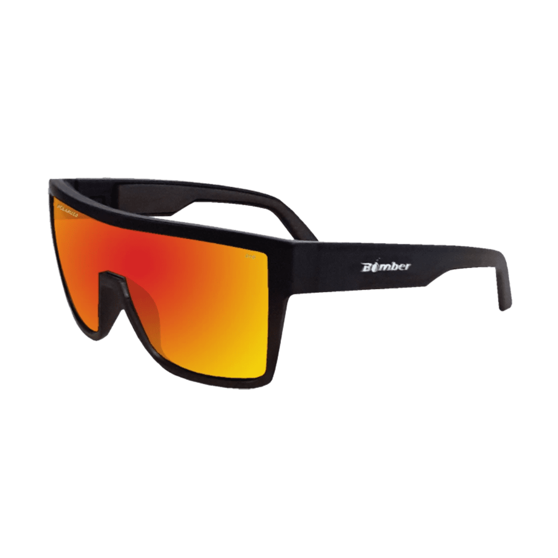 Buzz Bomb - Gafas de Sol Polarizadas Espejo ANSI Z87+ 1 BZ111RM Buzz Bomb gafas de sol polarizadas espejo rojo que flotan