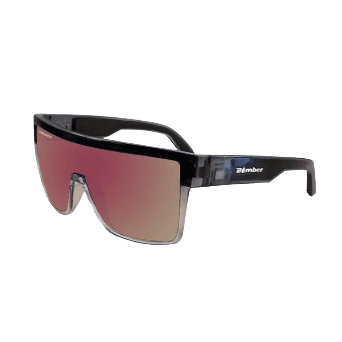 Buzz Bomb - Gafas de Sol Polarizadas Cristal Ahumado ANSI Z87+ 1 BZ114PM Buzz Bomb Gafas de Sol Polarizadas cristal con espejo lente Seguridad calificado ANSI Z87+ que flotan