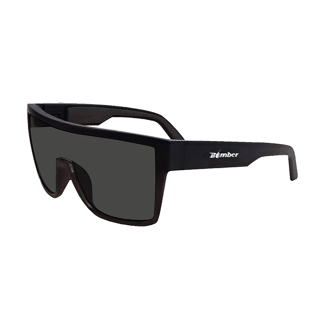 Buzz Bomb - Gafas de Sol Seguridad Ahumado ANSI Z87+ 1 BZ103 Buzz Bomb Marco negro gafas de sol seguridad ahumado flotantes con lentes de industrial policarbonato clasificación ANSI Z87+