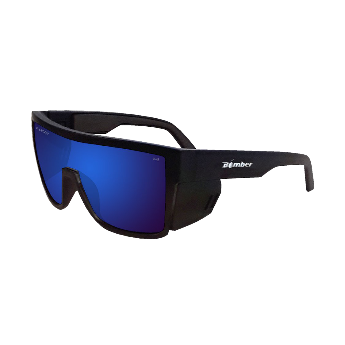 Buzz Bomb - Gafas de Sol Polarizadas Espejo ANSI Z87+ 3 BZ111BM Gafas de Sol Polarizadas y Flotantes Buzz Bomb espejo azul