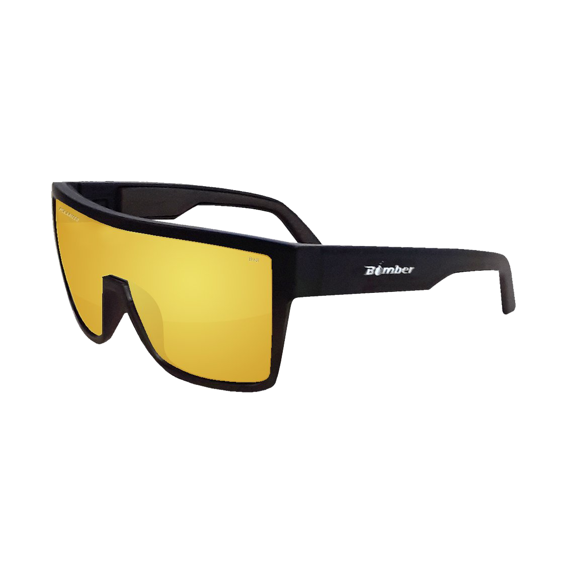 Buzz Bomb - Gafas de Sol Polarizadas Espejo ANSI Z87+ 1 BZ111GLD Buzz Bomb gafas de sol polarizadas espejo oro que flotan