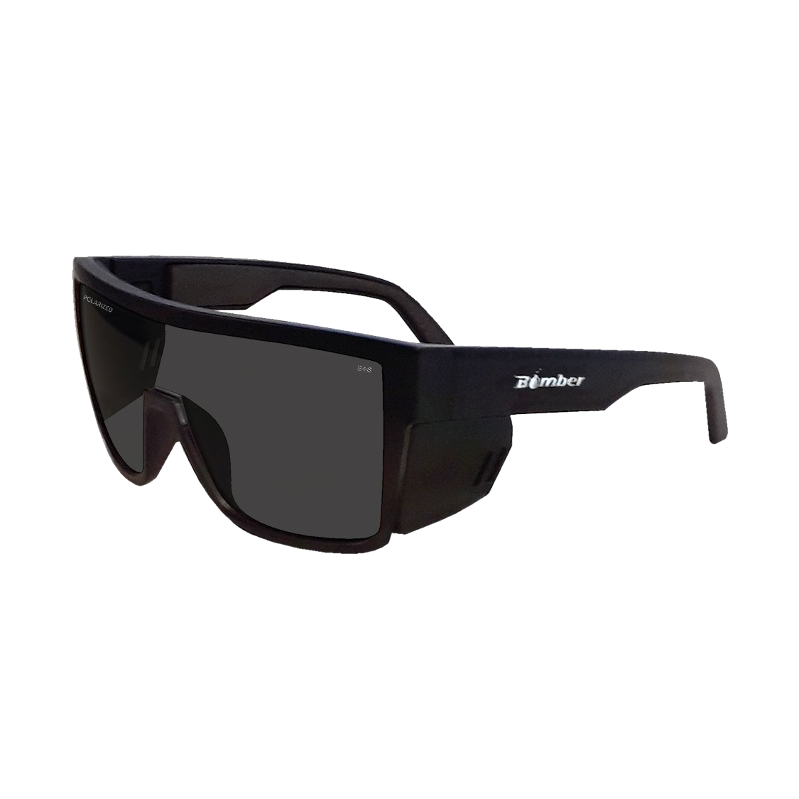 Buzz Bomb - Gafas de Sol Polarizadas Oscuro ANSI Z87+ 3 BZ111 Buzz Bomb gafas de sol flotantes con lentes de seguridad polarizado ahumado