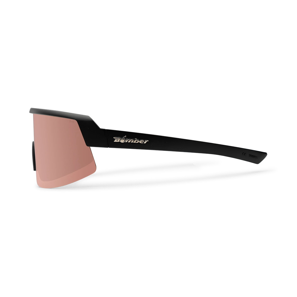 Bomb Rippa - Gafas de Sol Polarizadas Espejo ANSI Z87+ 3 BRP111PM Bomb Rippa Gafas de sol polarizadas negro con lente espejo rosada de seguridad ANSI Z87+ que flotan