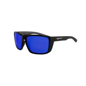 Negro mate / Espejo azul
